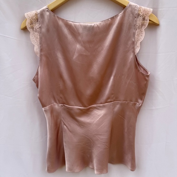 •SOLD• Y2K Ann Taylor Loft Silk Babydoll Camisole - Picture 6 of 7